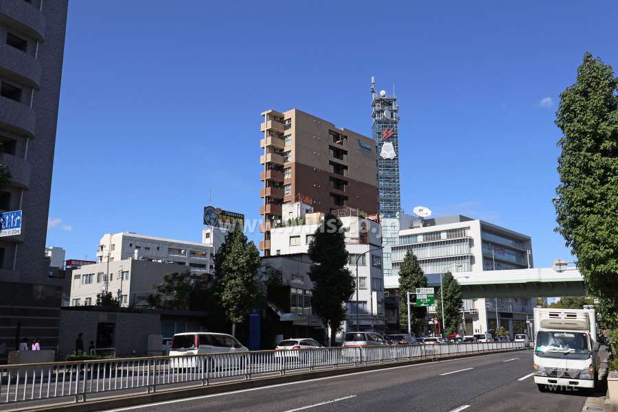 プレサンス東別院駅前コネクションの遠景（南東側から）