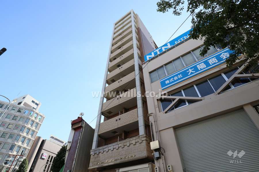 プレサンス東別院駅前コネクションの外観（北側から）