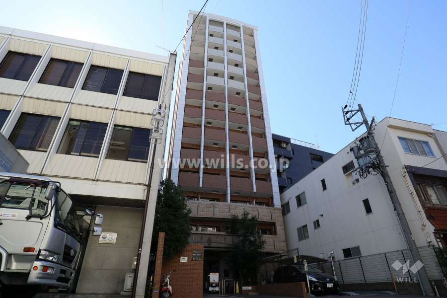 プレサンス大須観音駅前サクシードの外観（北東側から）