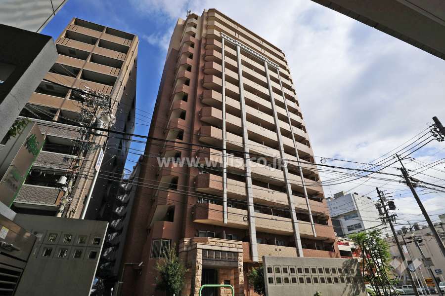 プレサンス鶴舞グリーンパークの外観（北西側から）