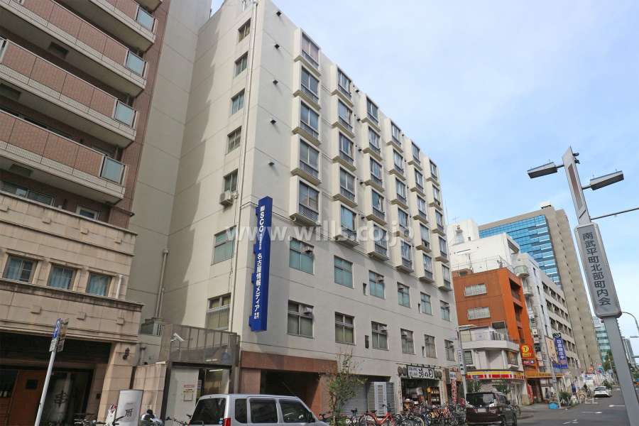 栄ハイホームの外観（南東側から）