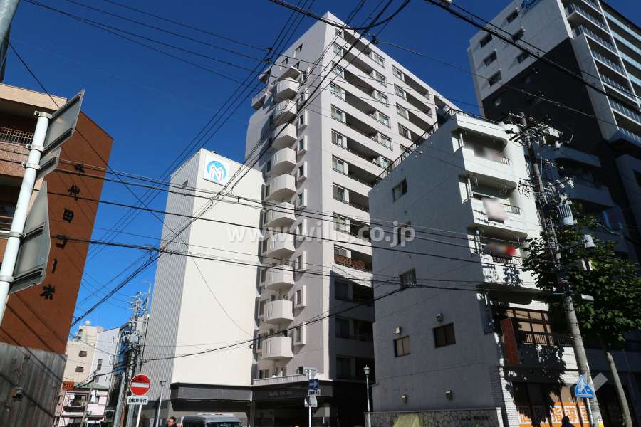 サンパーク鶴舞公園南の外観（南西側から）