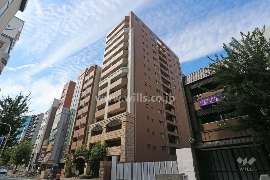 プレサンス錦エボリューションの外観（南東側から）
