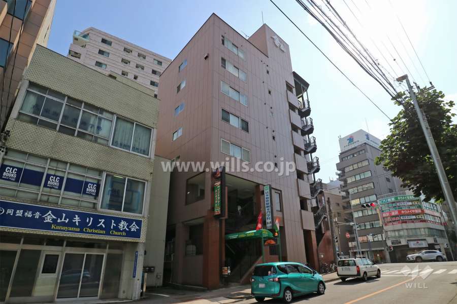 コンフォート金山の外観（北東側から）