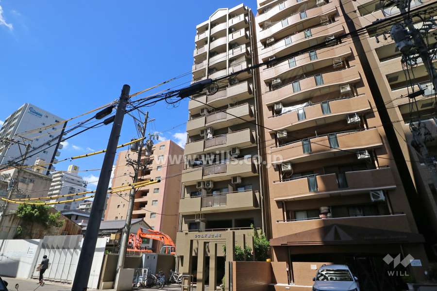 ラウムズ富士見町の外観（南東側から）
