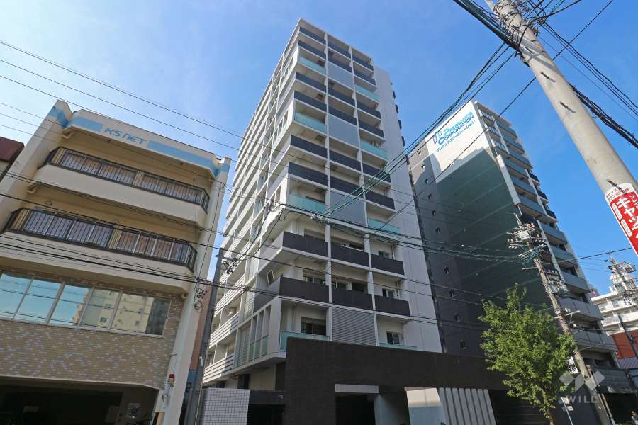ユニロイヤル上前津の外観（南東側から）