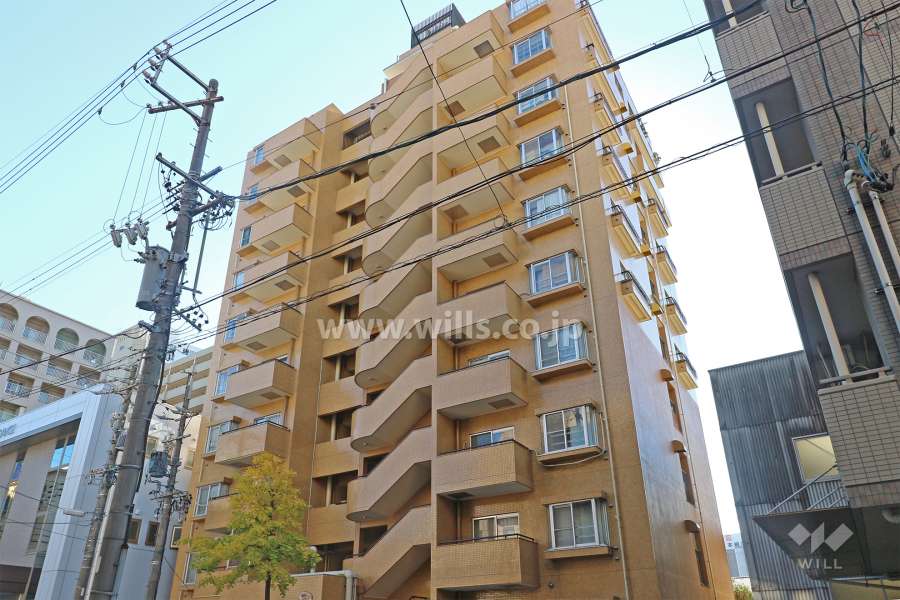 三旺マンション金山の外観（北西側から）