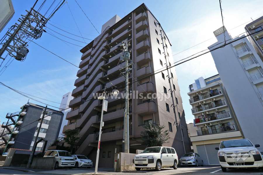 イトーピア千代田マンションの外観（北西側から）