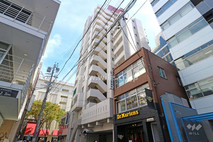 シーアイマンション南大津の外観（北西側から）
