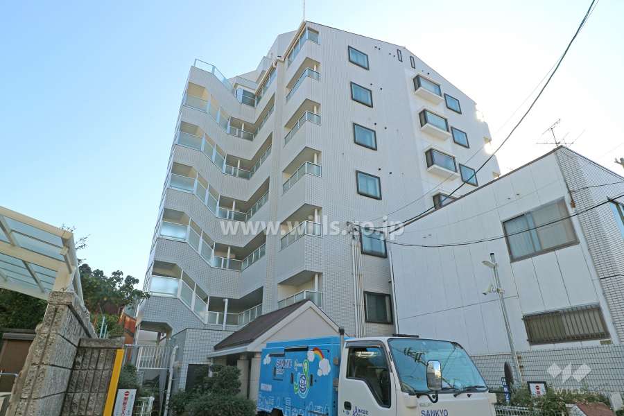 ソレーユベルテ伊勢山の外観（北西側から）