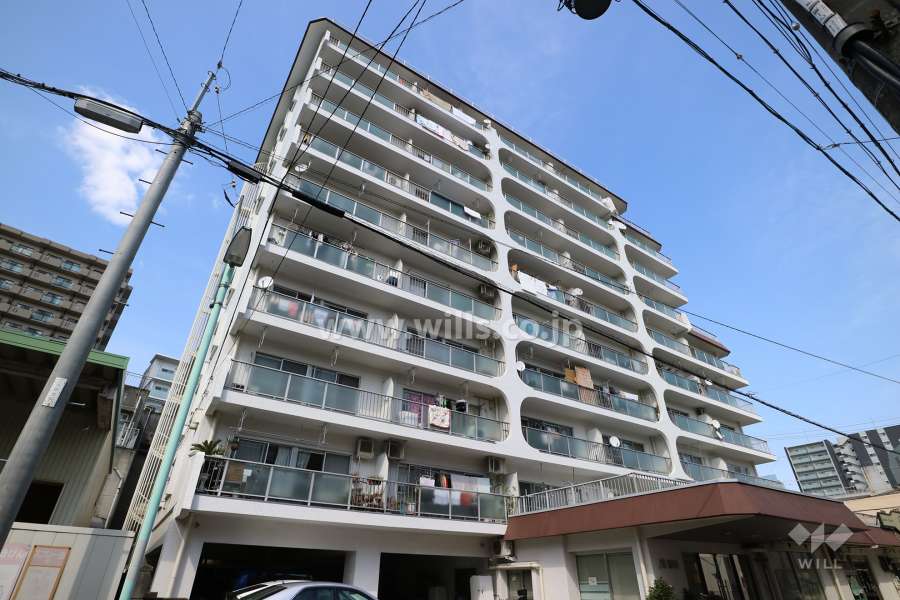 ルネ鶴舞の外観(南西側から)