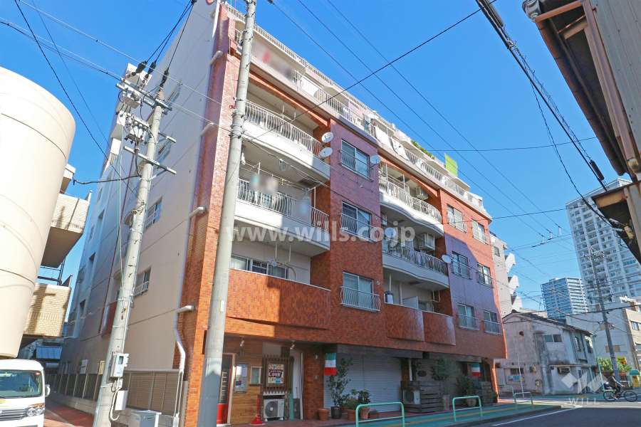 伊勢山ハイツの外観（南西側から）