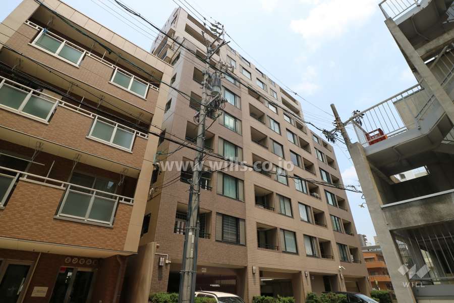 栄シティハウスの外観（南西側から）