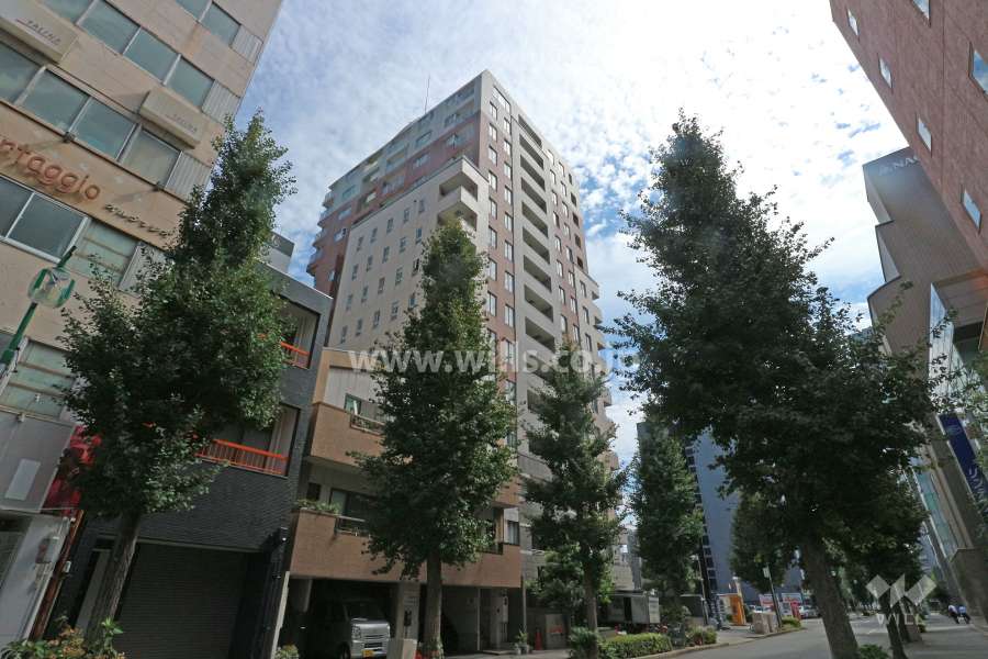 シティハウス久屋大通の外観（北西側から）