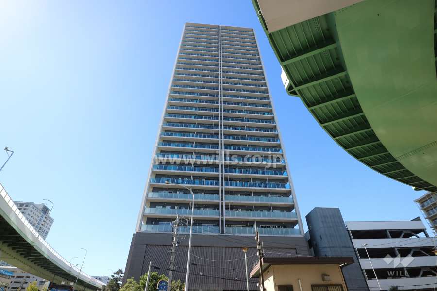 ヴィークタワー名古屋東別院の外観（東側から）