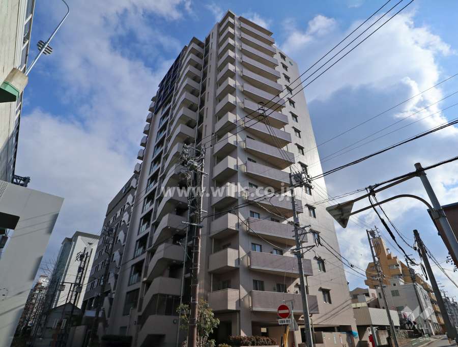 シティコーポ正木の外観（北西側から）