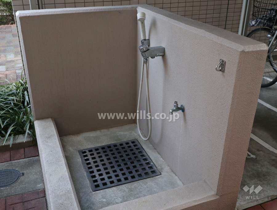 共用の足洗場