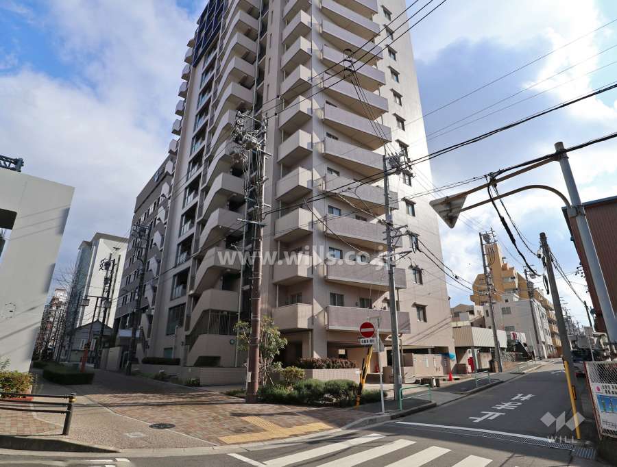 シティコーポ正木の外観（北西側から、下層階）
