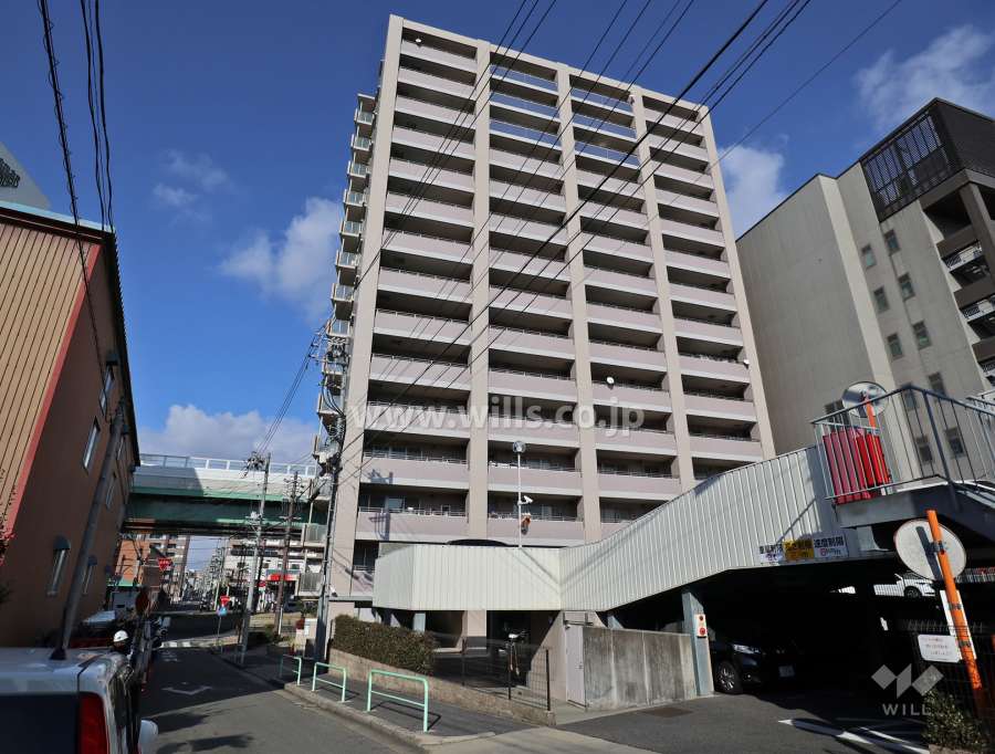 シティコーポ正木の外観（南西側から）