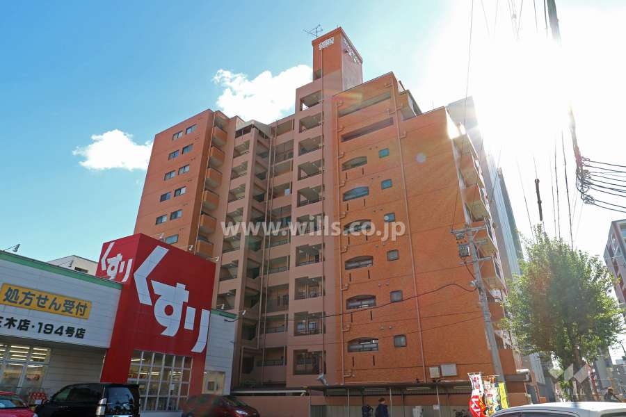 ライオンズマンション正木の外観（北西側から）