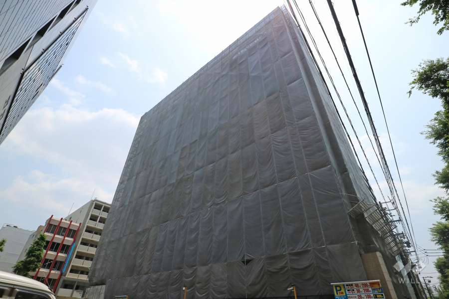 ライオンズシティ栄本町通の外観（南西側から）※2019年6月現在大規模修繕中