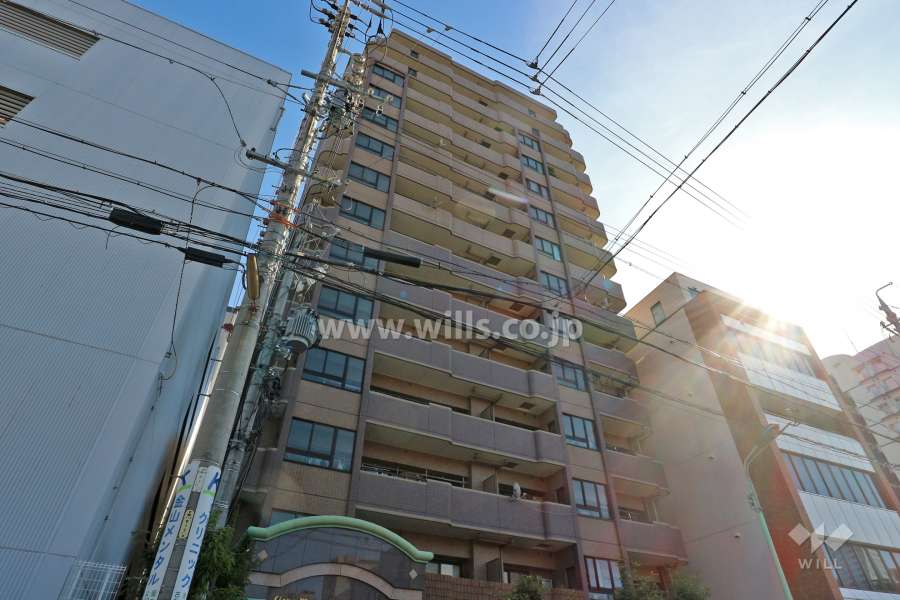 ライオンズマンション金山第2の外観（北西側から）