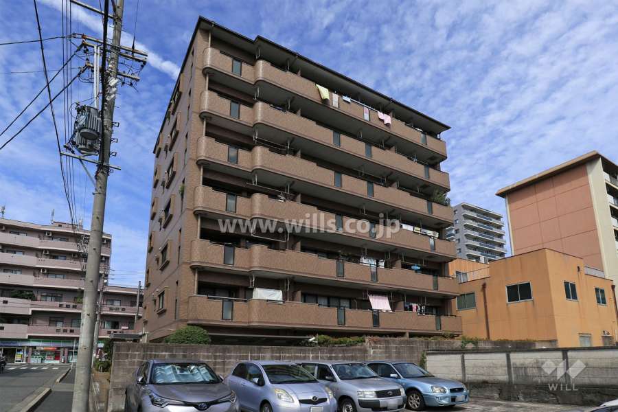 ライオンズマンション金山の外観（南側から）
