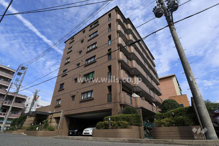 ライオンズマンション金山の外観（南西側から）