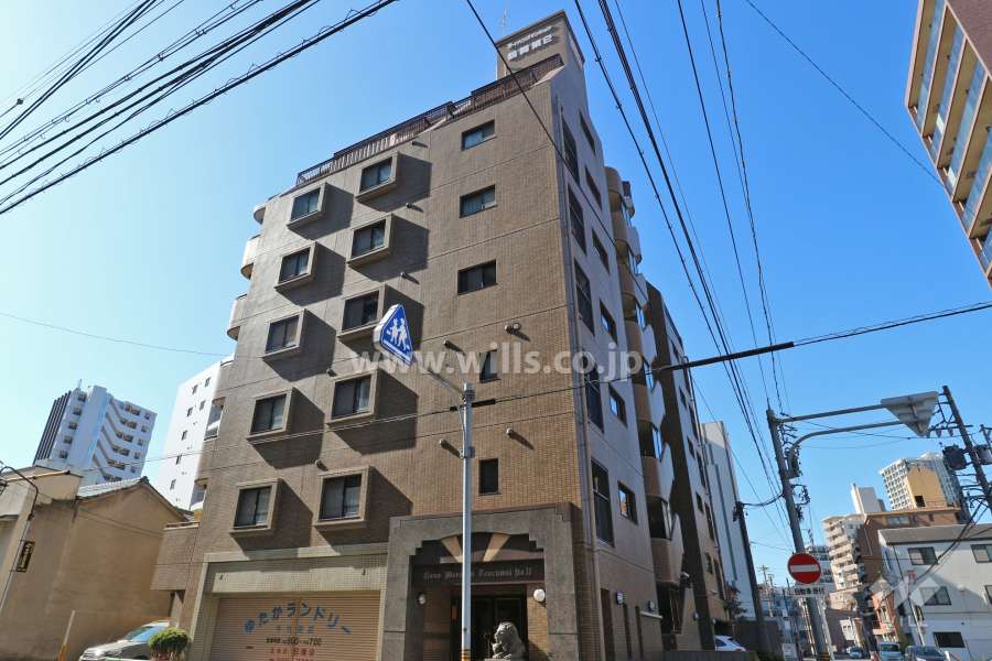 ライオンズマンション鶴舞第2の外観（東側から）