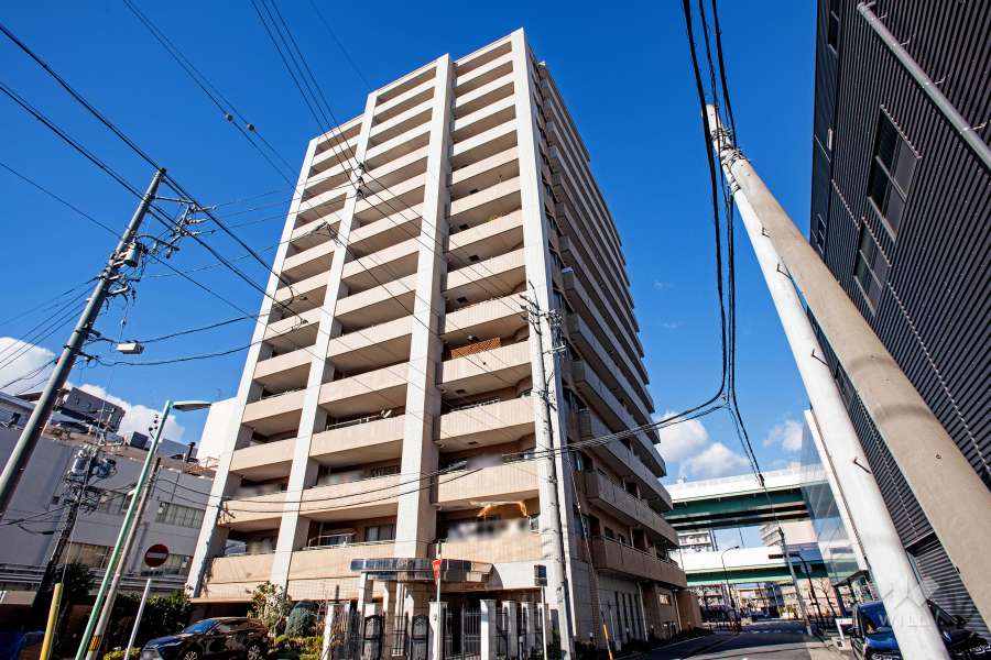 ライオンズシティ千代田の外観（南東側から）