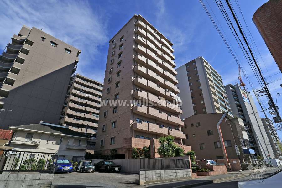 グランドメゾン東別院の外観（南西側から）