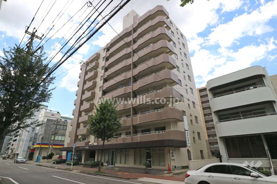グリーンコーポ千代田の外観（北東側から）