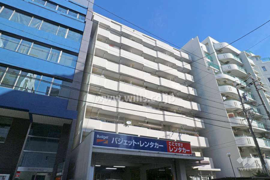 ジャルダン新金山の外観（南西側から）