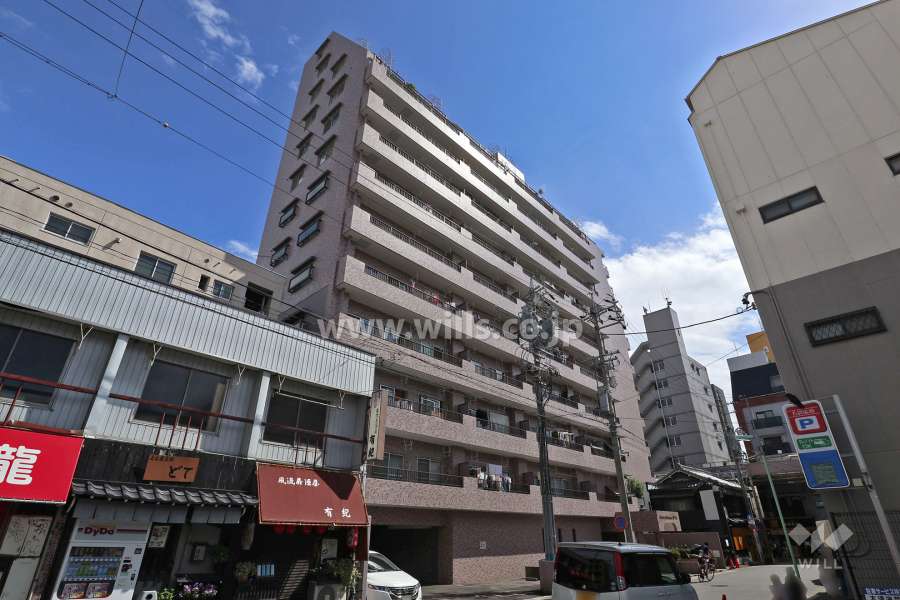 宝マンション大須の外観（北西側から）