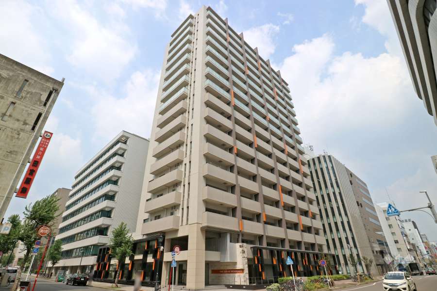 THE-SAKAE-RESIDENCEの外観（南西側から）