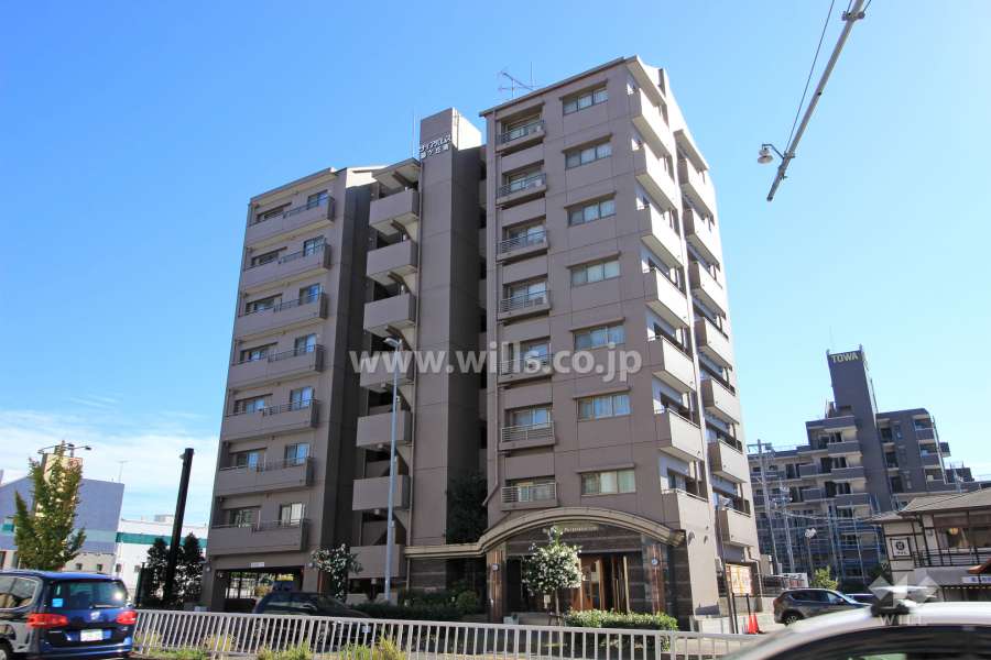 ダイアパレス藤ヶ丘南の外観（北側から）