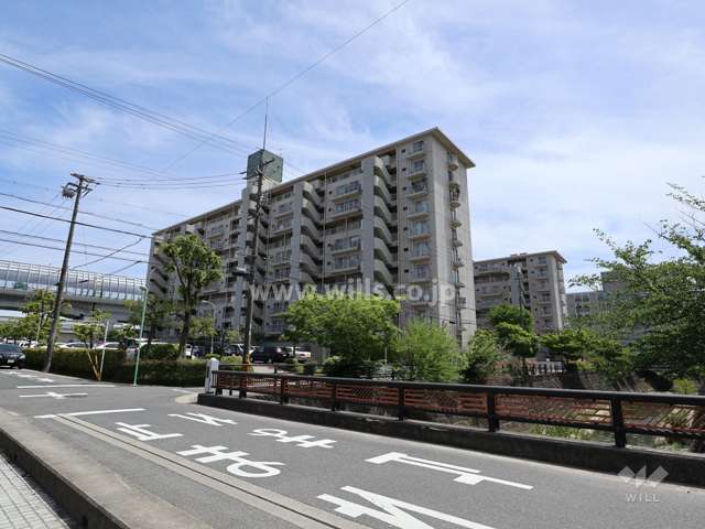 グリーンコーポ東一社の遠景(北西側から撮影)