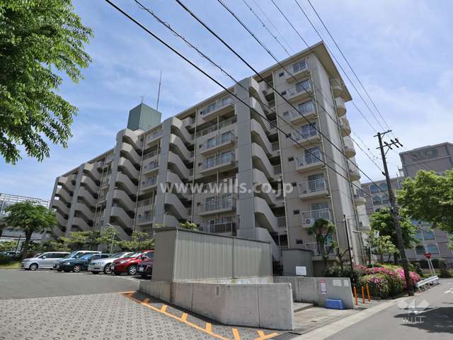 グリーンコーポ東一社Ｂ棟の外観(北西側から)