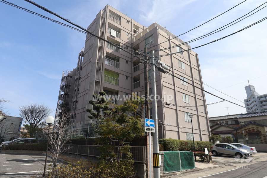 猪子石第3コーポラスの外観（北西側から）