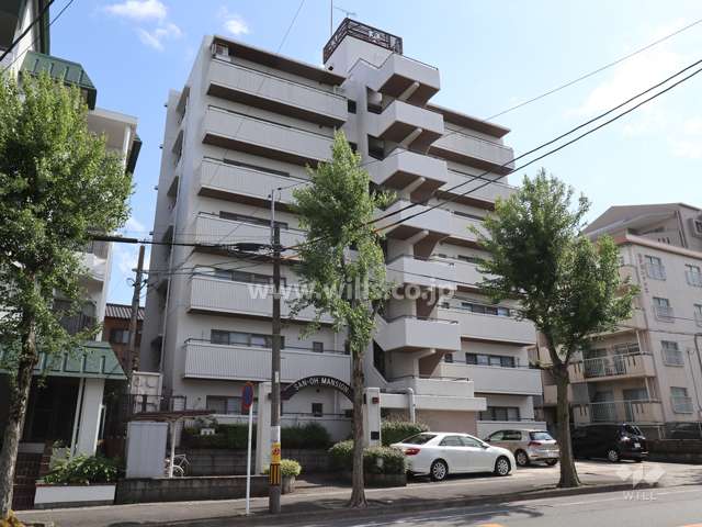 三旺マンション第7上社の外観(北東側から)