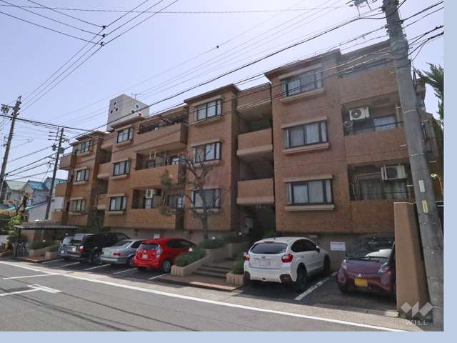 三旺マンション第2星ヶ丘の外観（北西側から）