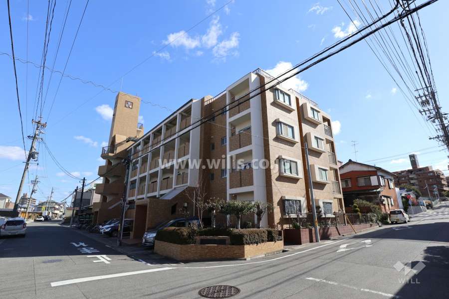 三旺マンション香流の外観（北西側から）