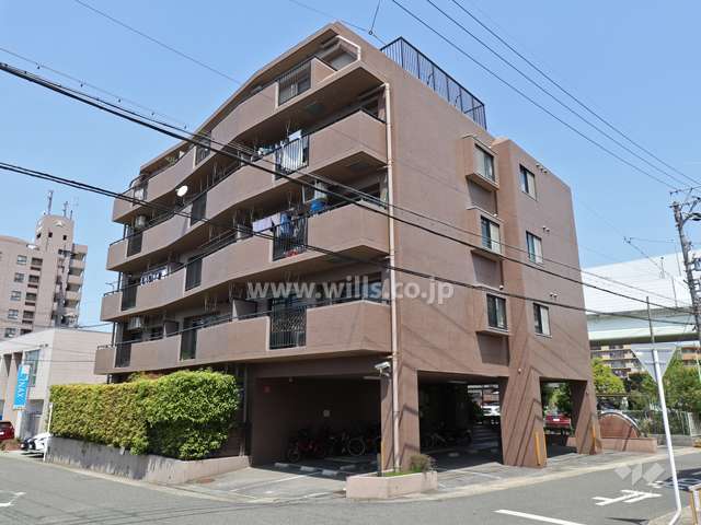 ユニーブル高針原Ⅱの外観(南側から)