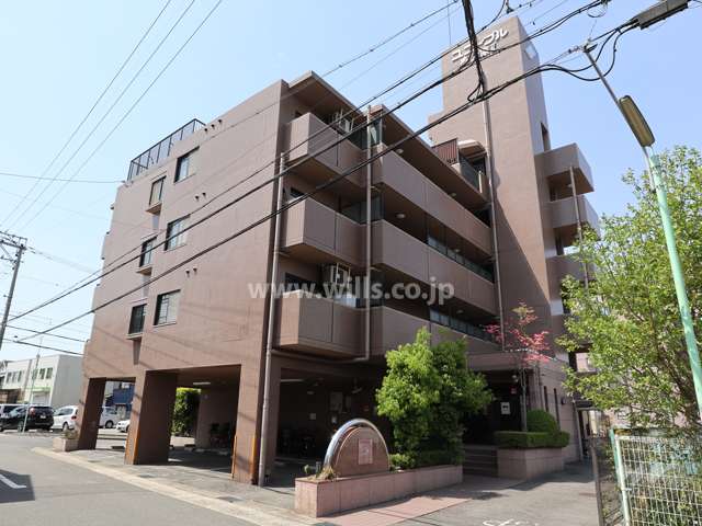 ユニーブル高針原Ⅱの外観(南東側から)