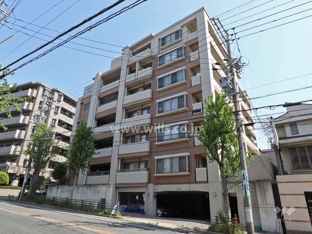 ユニーブル社が丘の外観(南西側から)