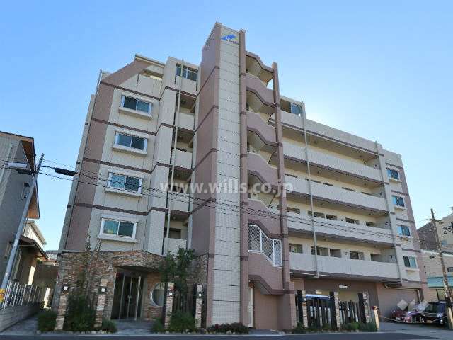 ユニーブル名東猪子石の外観（北東側から）