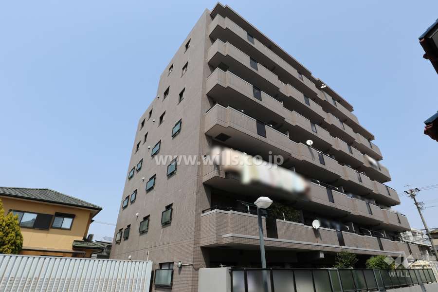 シーアイマンション京命の外観（南側から）