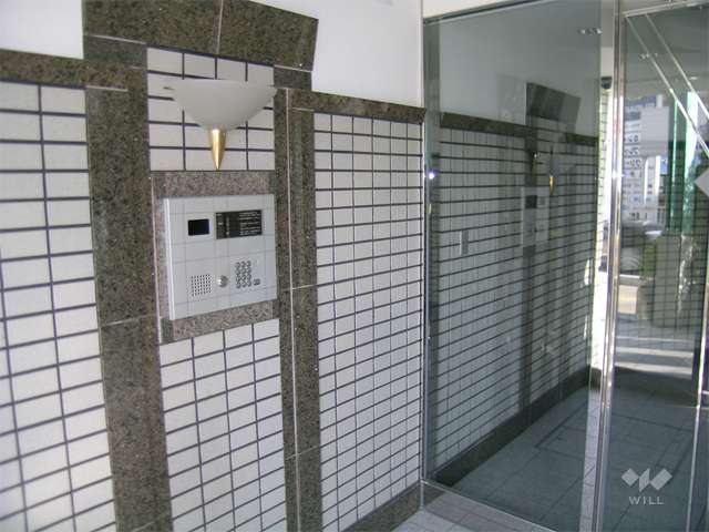 オートロック付きのエントランス