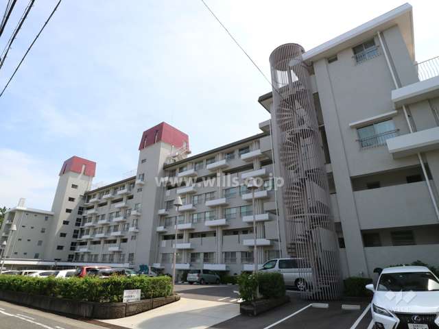 シーアイマンション本郷の外観(北西側から)