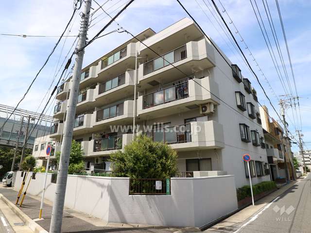 エクレール貴船の外観（南東側から）